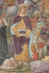 Milano, Refettorio del Cenacolo Vinciano, Donato Montorfano, Crocifissione di Cristo