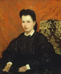 Ritratto della sua prima moglie, di Giovanni Fattori (1825-1908)