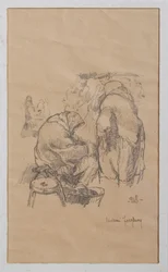 Donne al mercato 1918
