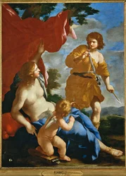 Venere e Adone in partenza per la caccia ...