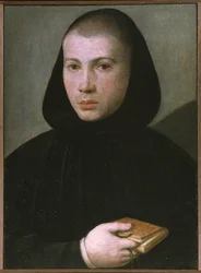 Ritratto di un giovane monaco benedettino, prima metà del XVI sec.