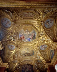 Soffitto della Sala delle Parate e Gabinetto sull