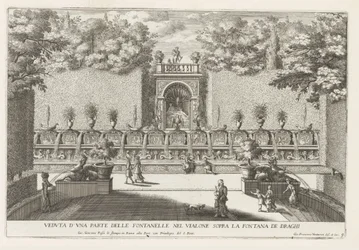 Fontana nei giardini della Villa d