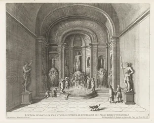 Fontana di Bacco nella Villa d