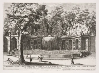 Le fontane di Roma, Libro IV, tavola 7: Fontana della Sibilla Tiburtina