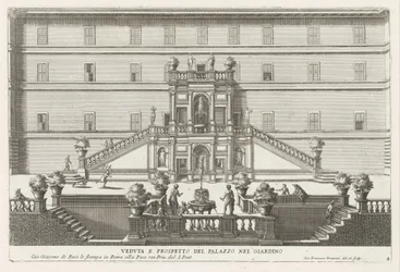 Lato giardino della Villa d