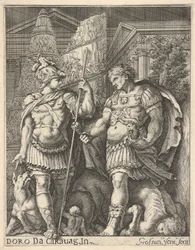 Due soldati romani, XVII secolo