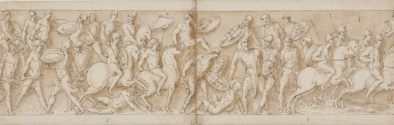 Attacco romano (fine del LXXVI); i capi barbari vengono fatti prigionieri (LXXVII); partenza per una battaglia con i Sarmati (inizio del LXXVIII)