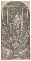 Il matrimonio della Vergine, ca. 1525