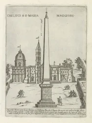 Obelisco davanti a Santa Maria Maggiore