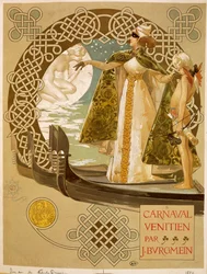 Carnevale veneziano, manifesto di Giovanni Mataloni