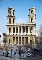 Facciata della Chiesa di Saint-Sulpice, Parigi (foto)