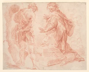 Figure in piedi e inginocchiate