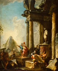 Alessandro Magno alla Tomba di Achille