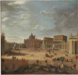 Veduta di Piazza San Pietro, Roma