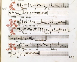 Kyrie manoscritto delle 