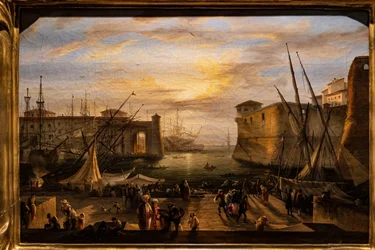 La Marina di Livorno e la Fortezza Medicea sullo Sfondo