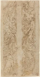 Decorazioni grottesche per pannelli murali