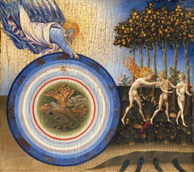 La creazione del mondo e la cacciata dal Paradiso, 1445