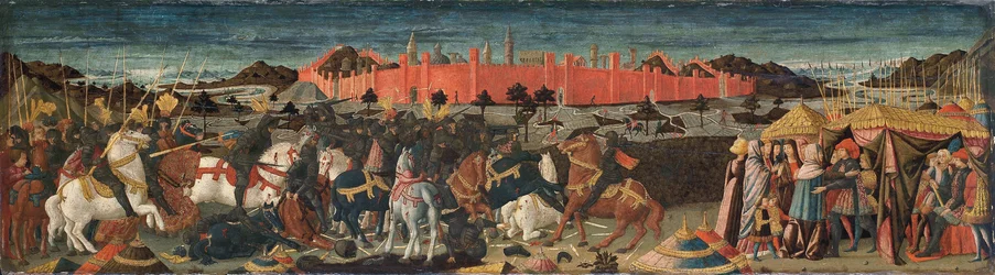 La storia di Coriolano, dal fronte di un cassone