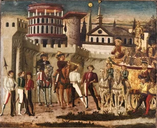 Scena di trionfo all