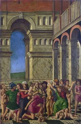 Girolamo Mocetto (ca. 1458-1531), La strage degli innocenti, ca. 1510-1520. National Gallery, Londra. 67,9 x 44,5