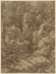 San Benedetto in un paesaggio