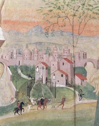 Veduta della città di Prato (dettaglio)