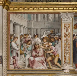 Navata Centrale, Quarta Campata Sud, Incoronazione di Spine, Girolamo Romanino