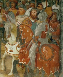 Due concorrenti in un torneo (affresco)