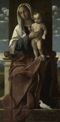 Vergine e Bambino in trono