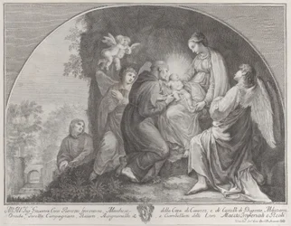 Adorazione di Cristo da parte di San Francesco