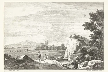 Paesaggio con alcune figure