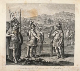 Incontro tra Annibale e Scipione durante le guerre puniche