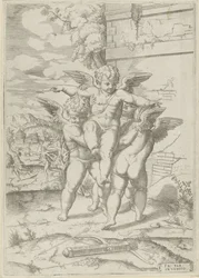 Amore e tre putti