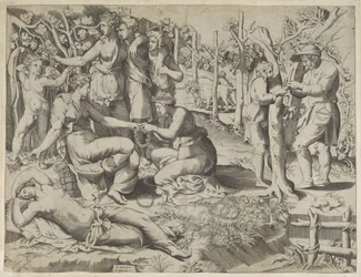 Flora dona una corona