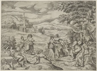Mercurio racconta la storia di Pan e Siringa
