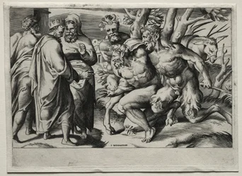 Silenus e re Mida