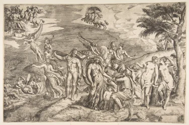 Il giudizio di Paride, XVI secolo