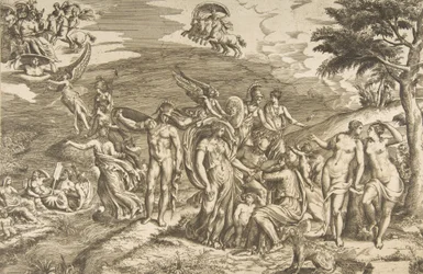 Il giudizio di Paride, ca. 1550-60