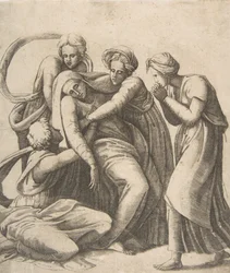 La Vergine svenuta e sostenuta dalle donne sante, 1531-76