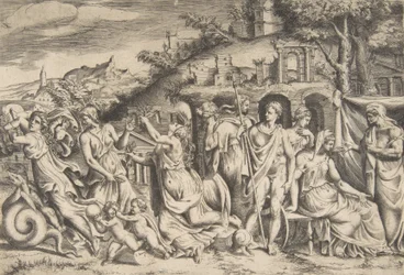 La storia di Giasone e Medea (dettaglio)