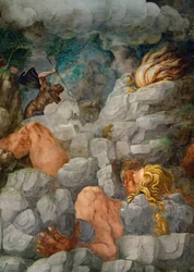 I giganti che tentano di assaltare l