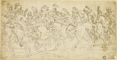 Cavalleria romana in marcia