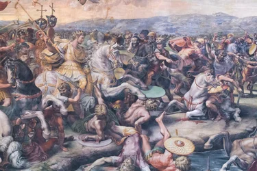 La battaglia al Ponte Milvio (dettaglio)