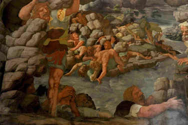 La caduta dei Giganti, Sala dei Giganti, 1536