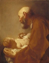 San Simone con il Bambino Gesù, 18° secolo