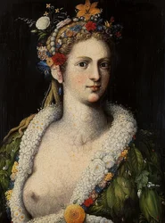 Flora Meretrix. Intorno al 1590