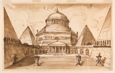Atrio di una chiesa da dedicare a San Giorgio
