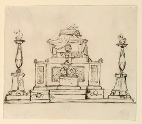 Elevazione di un monumento sepolcrale